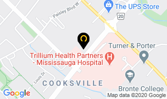 Advanced Cardio Diagnostics in Mississauga map