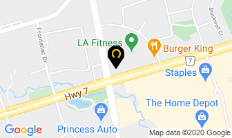Advanced Health Recovery in Markham map