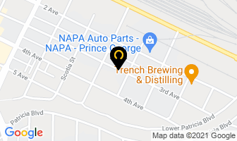 Advanced Industrial Group Inc in Prince George map