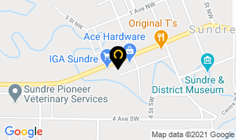 Advanced Telecom in Sundre map