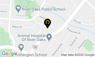 Advanced Waste Services in Oakville map
