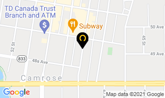 Advico Financial Planning Group Inc in Camrose map