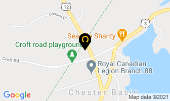 Aenon Baptist Church in Chester Basin map
