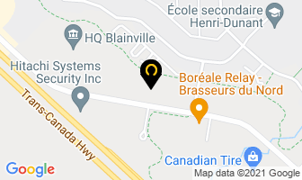 Aerospace Welding Inc in Blainville map