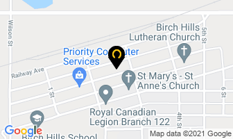 Affinity Credit Union in Birch Hills map