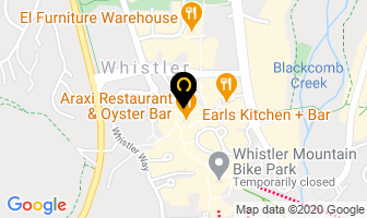 Affinity Sports Blackcomb Lodge in Whistler map