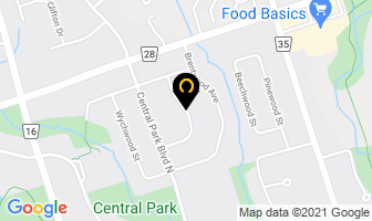 Afro World Beauty Inc in Oshawa map