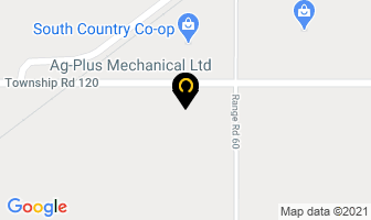 Ag-Plus Mechanical Ltd in Redcliff map