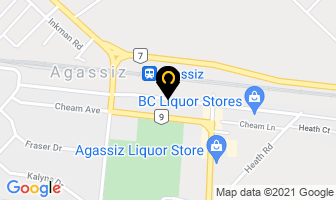 Agassiz Harrions Community Sevice in Agassiz map