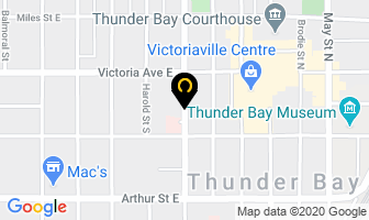 Agc Flat Glass North America in Thunder Bay map