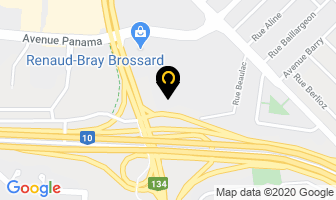 Agence Caza Inc in Brossard map