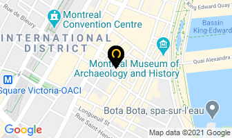 Agence De Recouvrement Cba Ltee in Montreal map