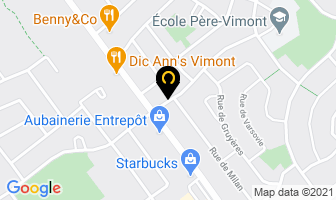 Agence De Voyages Exodus in Laval map