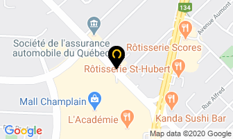 Agence Jonh Genier Inc in Brossard map