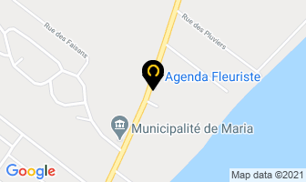 Agenda Fleuriste in Maria map