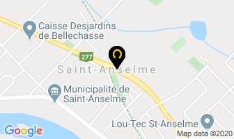 Agritechnove Inc in Saint-anselme map