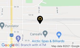 Aim Transport in Salmon Arm map