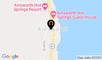 Ainsworth Motel in Central Kootenay H map