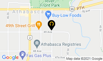 Air Cadets-230 R C A C S in Athabasca map