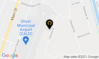 Air Cadets 232 in Oliver map