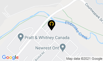 Airbase Services Inc in Mississauga map