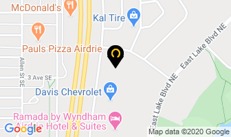 Airdrie Chrysler Dodge Jeep in Markham map