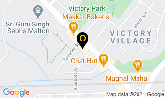 Airport Bukhara in Mississauga map