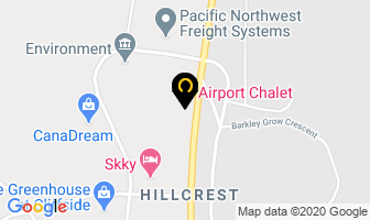 Airport Chalet in Whitehorse map