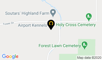 Airport Kennels in North Bay map