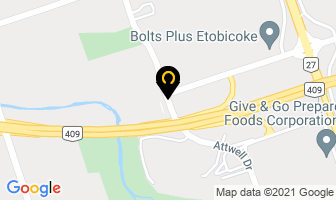 Airport Spa in Etobicoke map