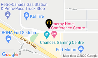 Aitken Creek Gas Storage in Brampton map