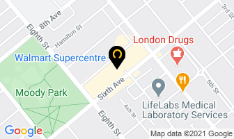 Aj Insurance Services in New Westminster map