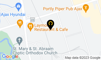 Ajax Crematorium And Visitation Centre in Ajax map