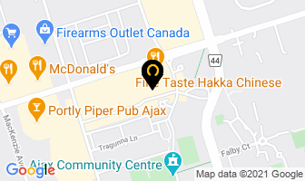 Ajax Endodontics in Barrie map