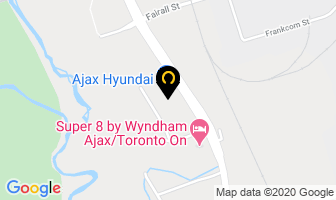 Ajax Hyundai in Barrie map