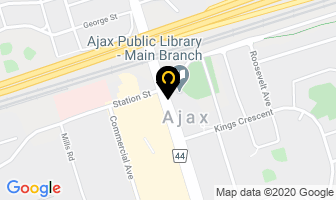 Ajax Public Library Main Branch And Administration in Ajax map