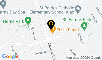 Ajax Valley Dental in Ajax map