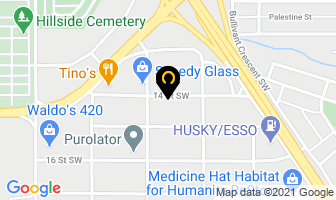 Aj's Loan Cupboard in Medicine Hat map