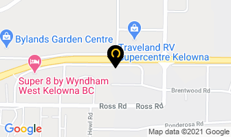 Akc Floors in West Kelowna map