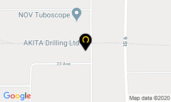 Akita Drilling Ltd in Nisku map