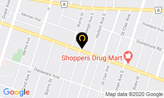 Al Beck S Key Shop in Hamilton map
