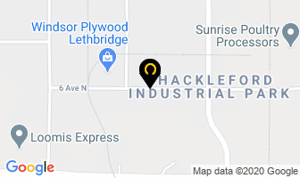 Al Hawley Trucking Inc in Lethbridge map