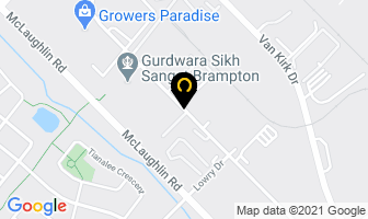 Aladdi Mercantile Trading in Brampton map