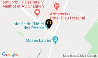 Alain Caron Concept in Victoriaville map