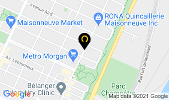 Alain Lamarre D O in Montreal map