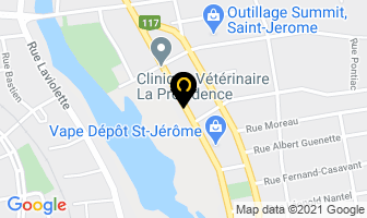 Alain Tattoo in Saint-Jérôme map