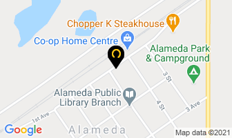 Alameda Agencies Ltd in Division No. 14 map