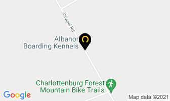 Albanor Boarding Kennels in Martintown map