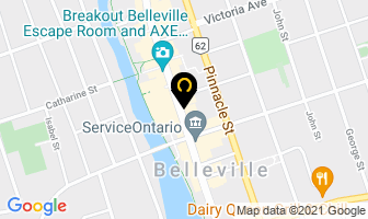 Albert & Brown Supply Company in Belleville map