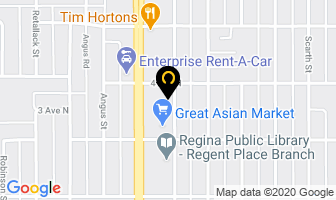 Albert North Veterinary Clinic in Regina map